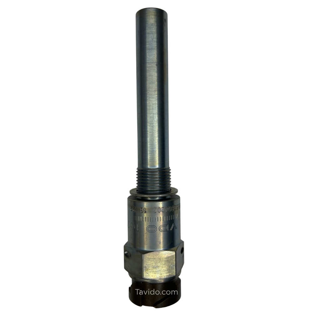 Купити Датчик індуктивний L=90mm | TAVIDO Датчик індуктивний L=90mm за доступною ціною - 8,100.00 грн. Індуктивний датчик VDO 2159 із посадковим діаметром 90 мм — це пасивний датчик, який зчитує оберти коробки передач або валу, генеруючи імпульси для аналогових тахографів або систем обліку пробігу. Завдяки великому розміру корпусу, підходить для специфічних моделей вантажних автомобілів, автобусів та спецтехніки з великими посадковими отворами. Найчастіше використовують: DAF, MAN, VOLVO та ін. Ціна вказана без ПДВ. | TAVIDO