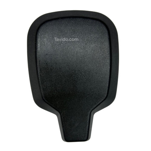 krysh Black paddle-shaped device with a short handle, matte finish, and Tavido.com watermark on the front surface as seen against a white background.